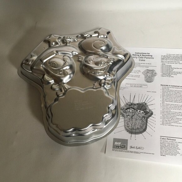 Wilton Fairly Oddparents Wanda Cosmo Cake Party Pan 1995 2105 -6262 Bake - Picture 1 of 2